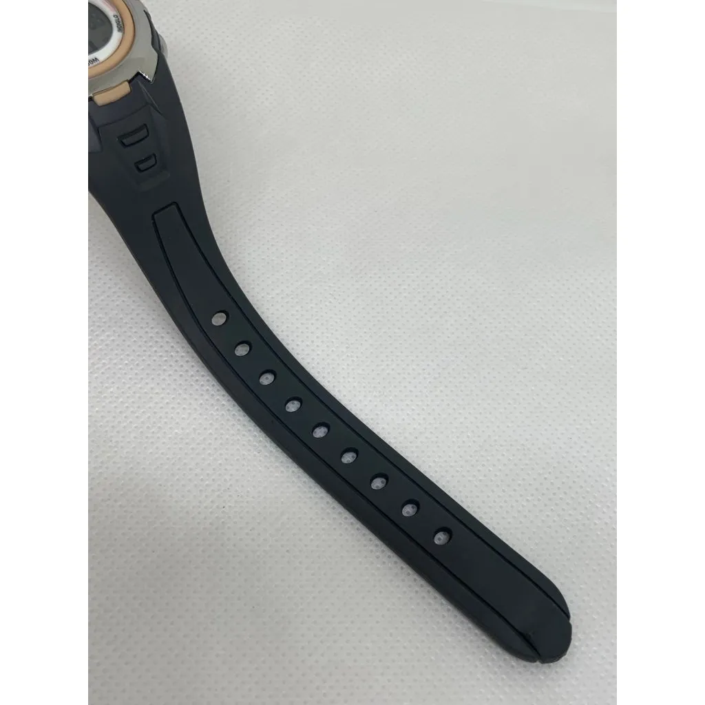 Marathon women digital watch silver peach gray tone 34mm quartz day date running - Image 5