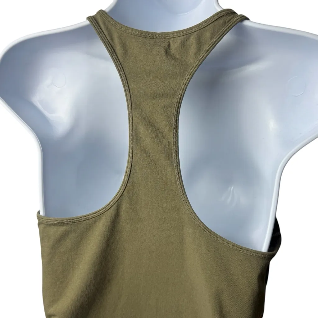 Skims Olive Green Racerback Lounge Tank Comfort Athleisure Stretch XL - Image 6