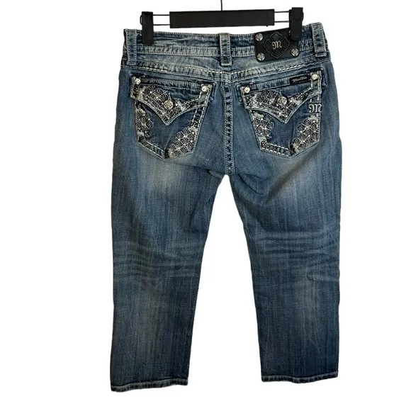 Miss Me Y2K Cuffed Capri Jeans - Image 2