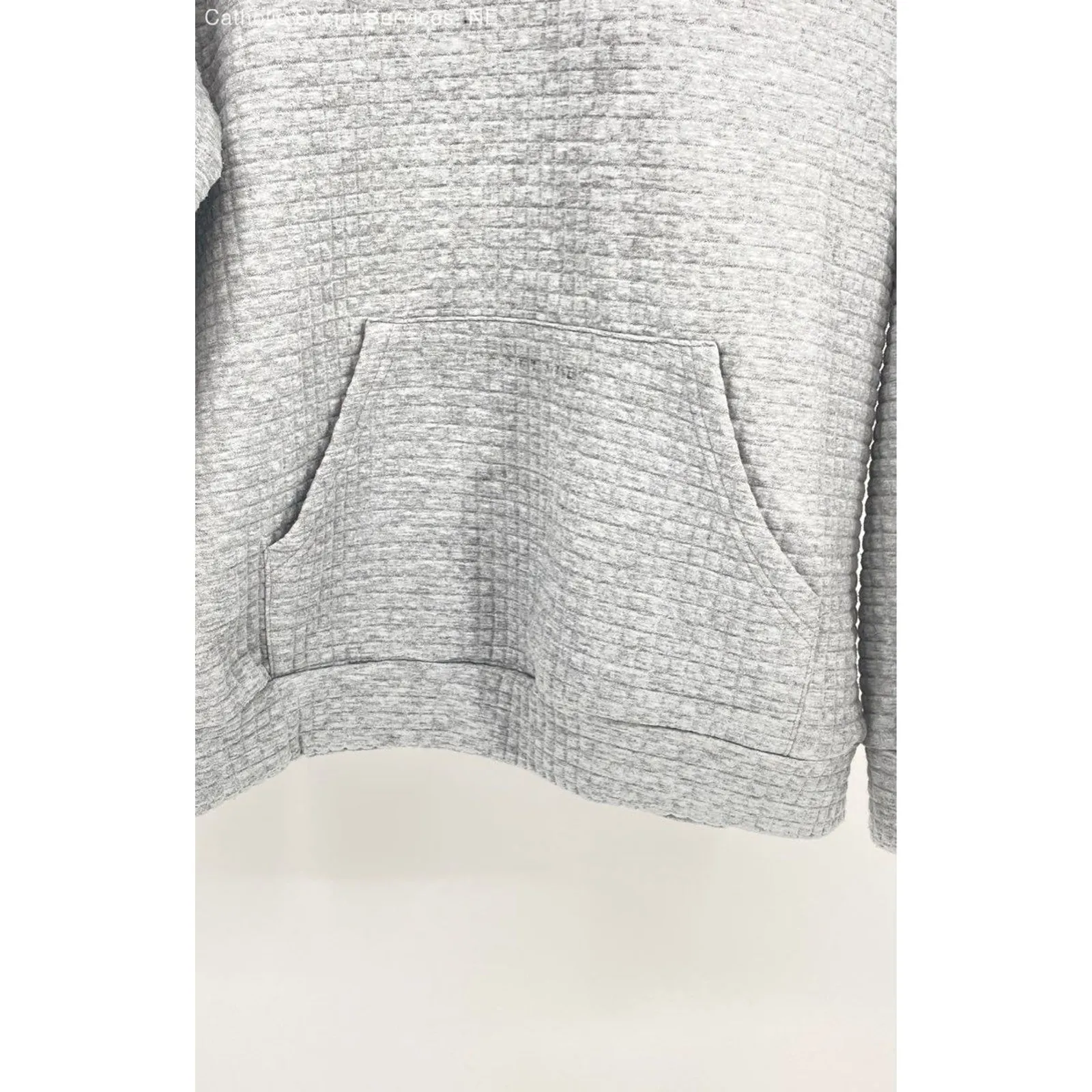 SHEIN Gray‎ EZwear Kangaroo Pocket Hoodie - Size Large - Image 3