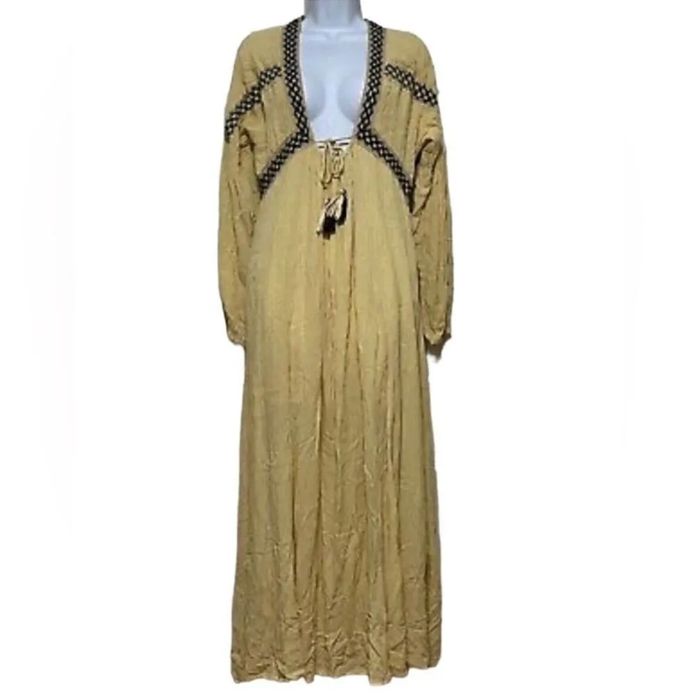 Raga Yellow LongSleeve Maxi Dress(Size XS) - Image 12