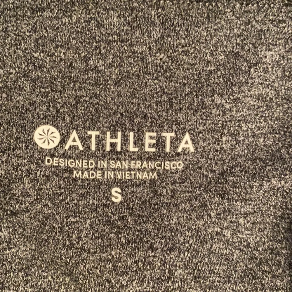 Athleta Capri leggings grey side pocket Chaturanga - Image 7