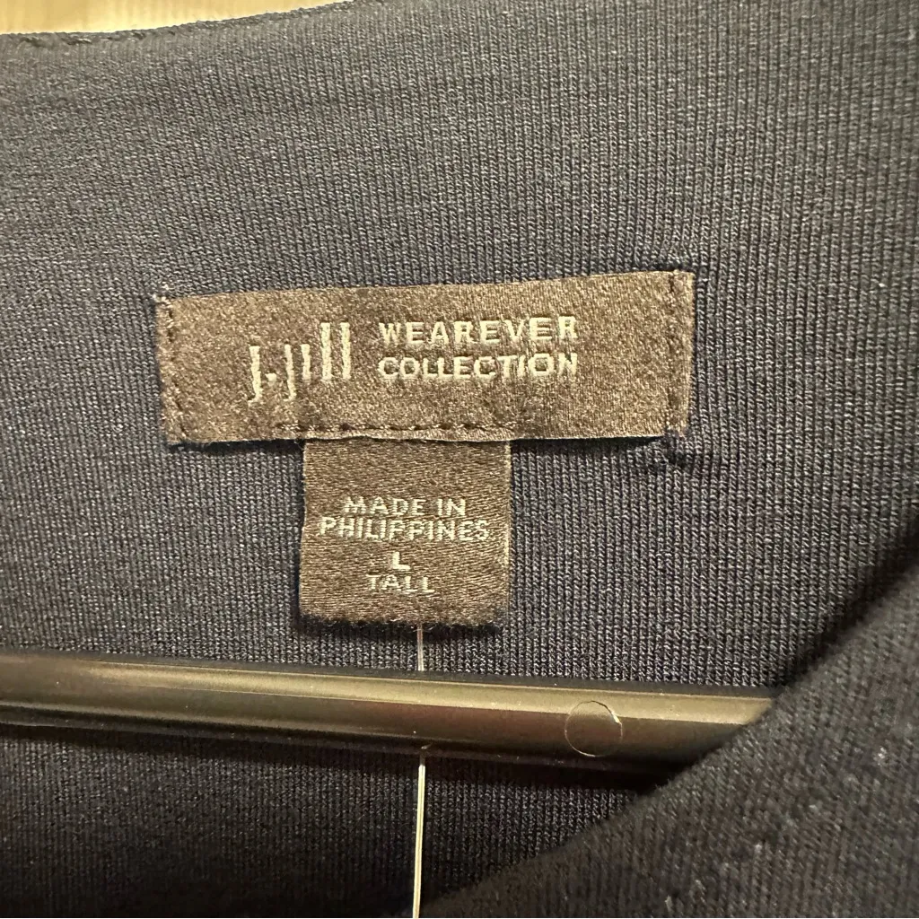 J Jill Wearever Collection Navy Blue TShirt Dress Size Large Tall - Image 4