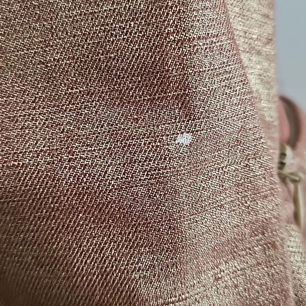J.Crew Skort Metallic Gold Bronze Mini Casual Neutral Holiday Linen Cotton - Image 10