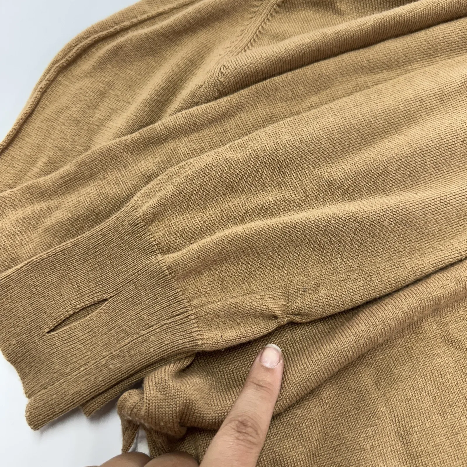 KF/Kaufman‎ Franco Sweater Womens Medium Turtleneck Mixed Media Layered Pullover - Image 10