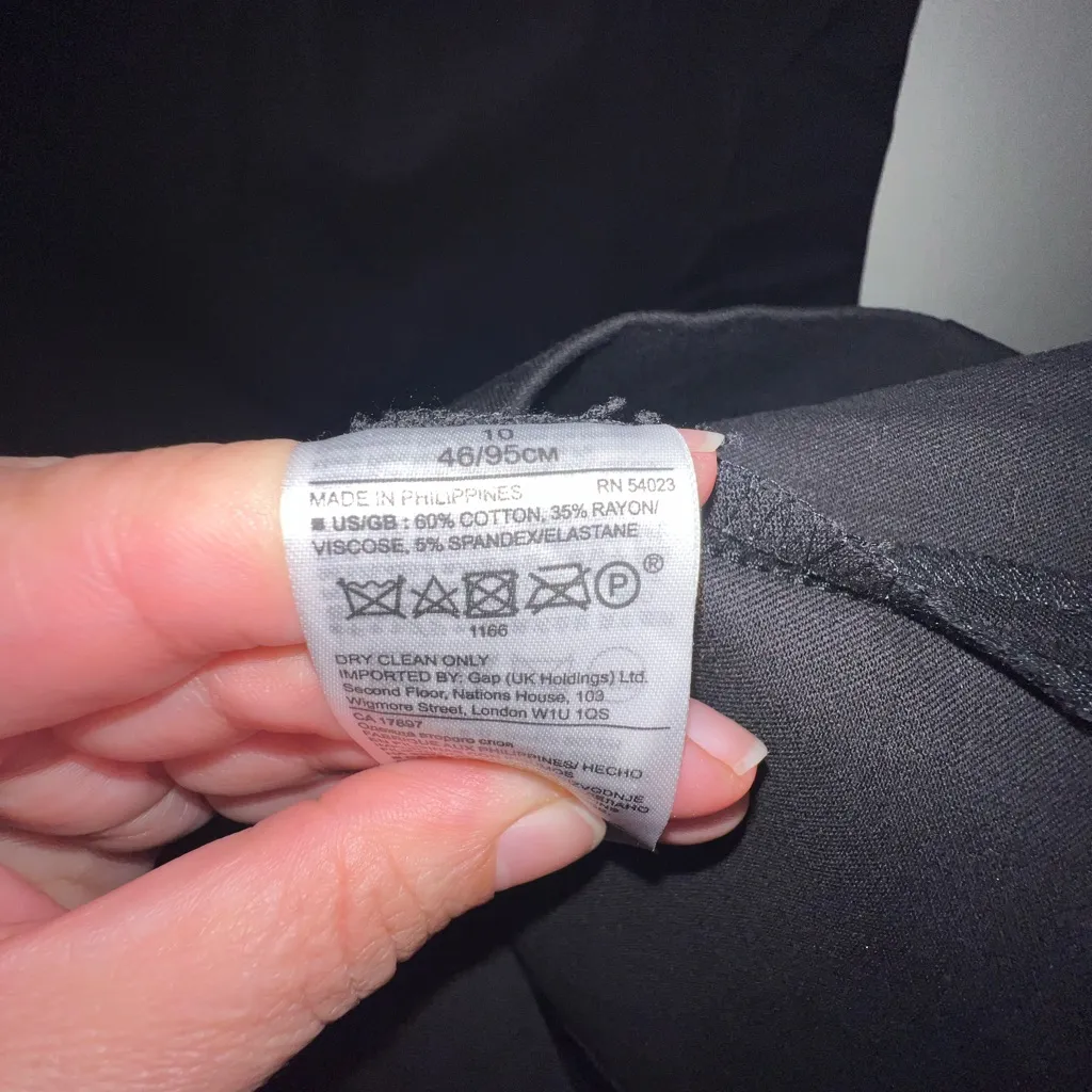 Banana Republic business work professional Black Midi Dress - Image 2