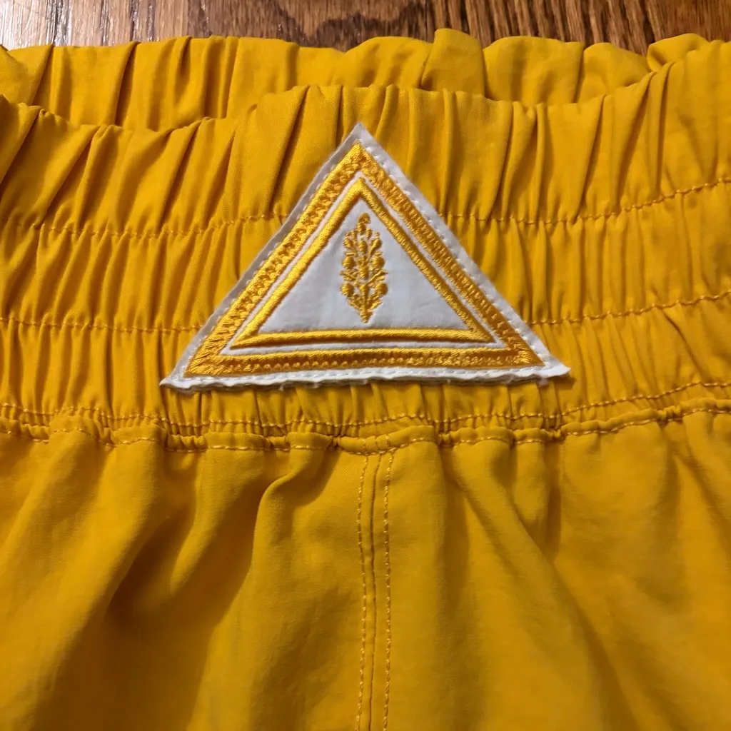 FP Movement by Free People Next Round Shorts – Swaying Sunflower – Small Yellow - Image 4