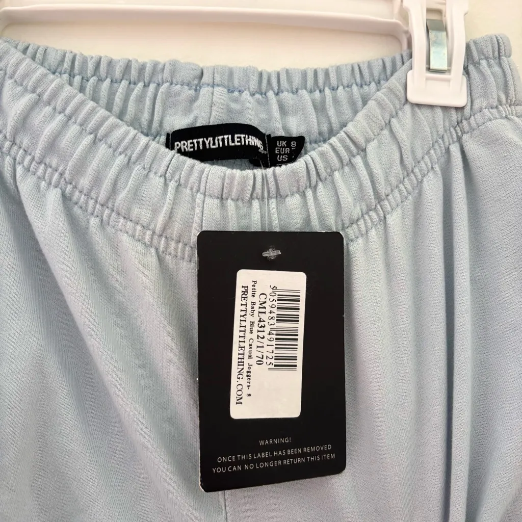 Pretty little thing baby blue joggers - Image 2