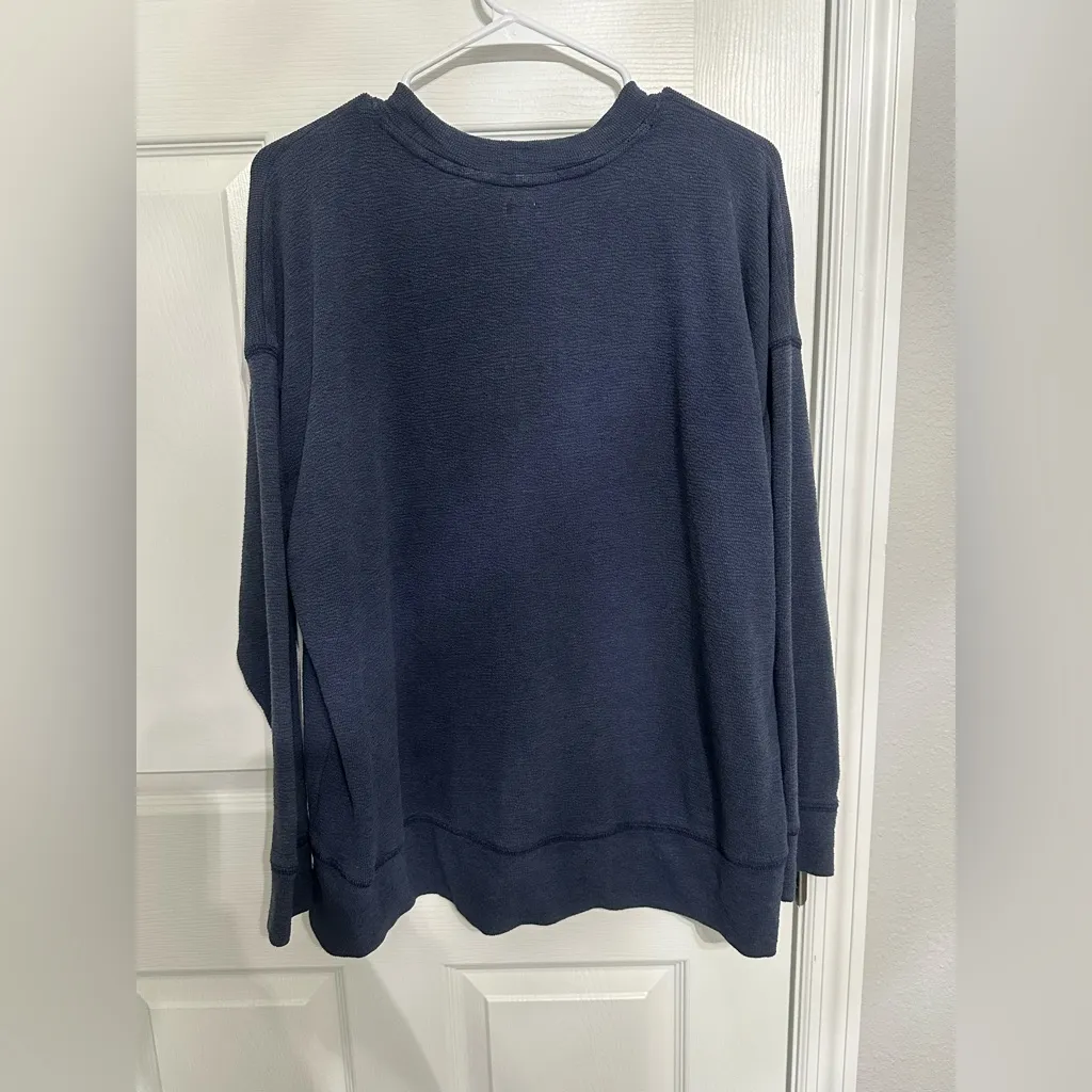 Aerie navy ‘So Salty’ Sweatshirt - Image 2