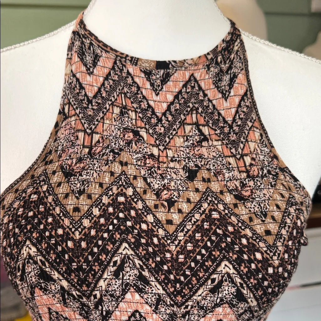 Bohemian Chevron Maxi Dress - Image 5