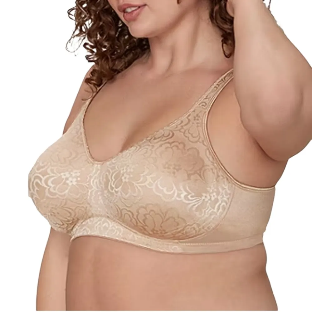 Playtex Womens 18 Hour Ultimate Lift Support Wirefree Bra Size 38C Nude Beig NEW - Image 2