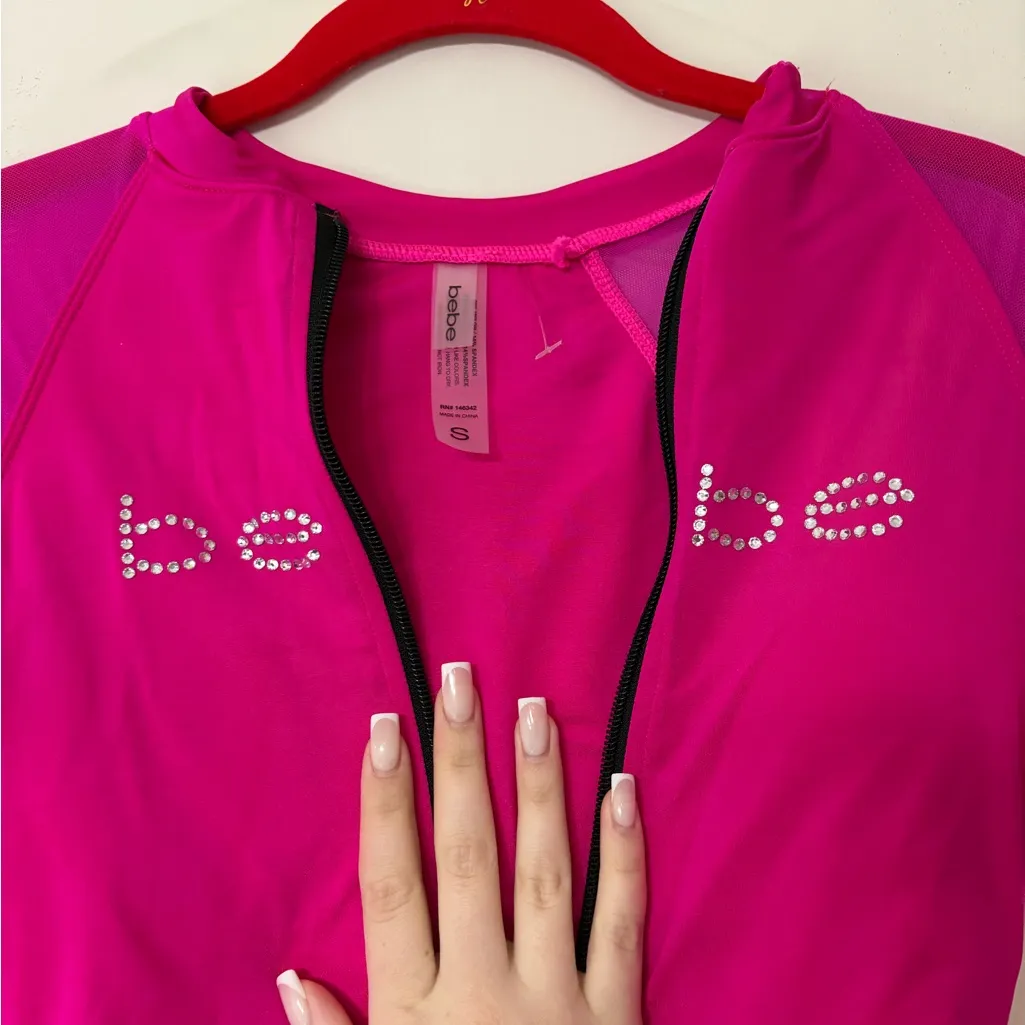 NWOT Bebe Women's Pink Bodysuit - Image 2