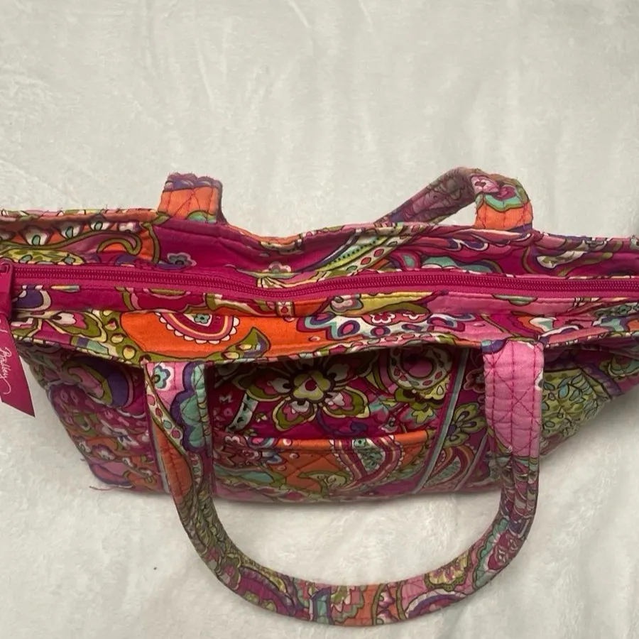 Vera Bradley Vibrant Paisley Shoulder Bag - Image 9