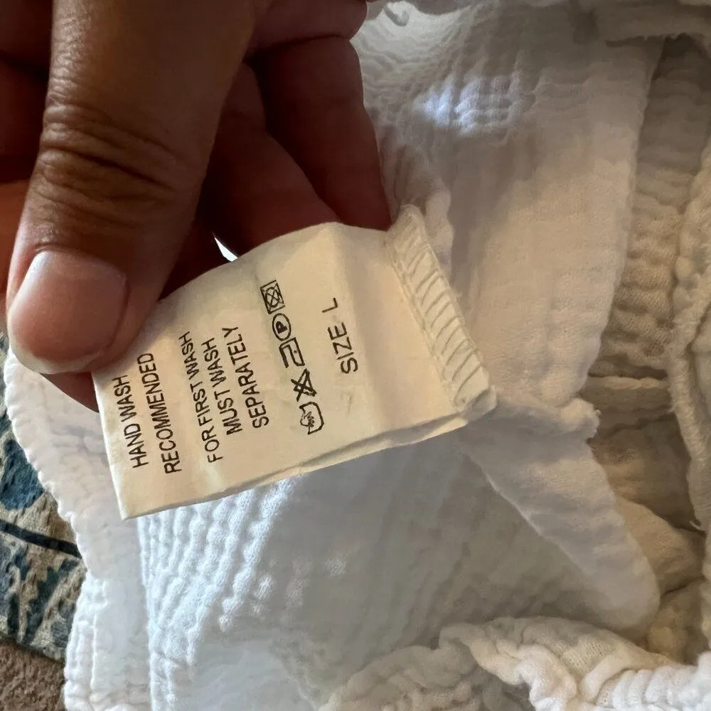 Scandal white lounge pants L White Size L - Image 10