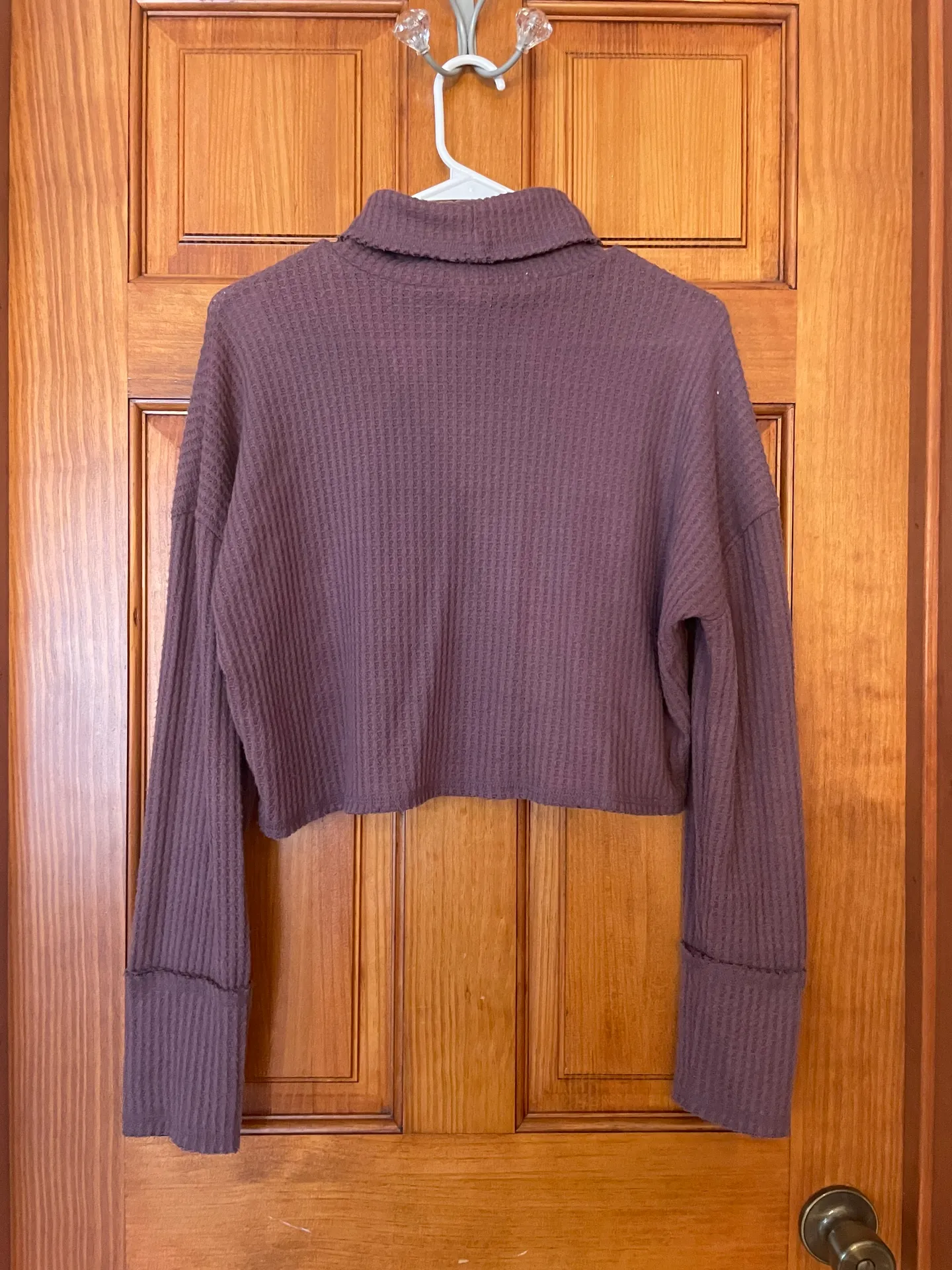 Purple Turtleneck Sweater - Image 2