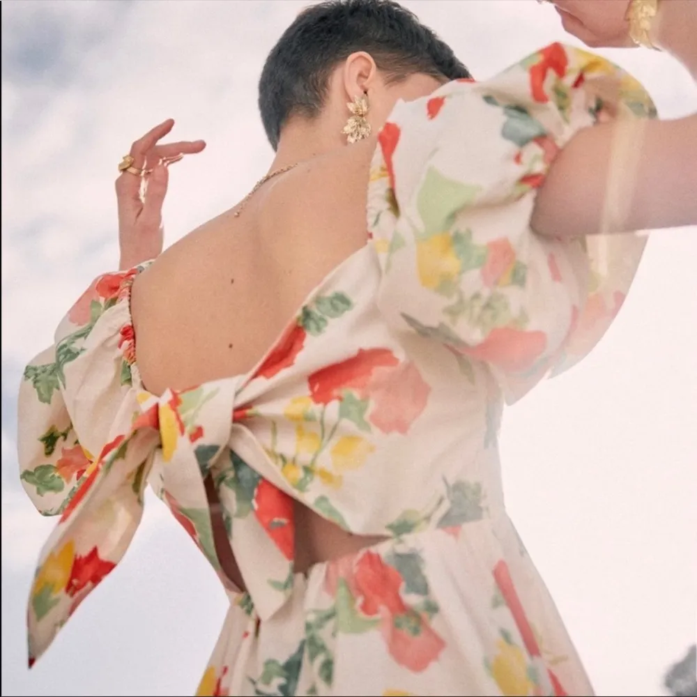 Sezane Carlotta Robe Midi dress Size US 2 XS - Image 5