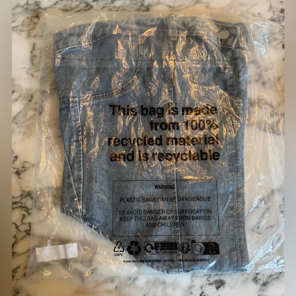 NWT PLUS BLUE VINTAGE STYLE LIGHT WASH JEAN WAISTBAND DETAIL DENIM CORSET SZ 20 - Image 7