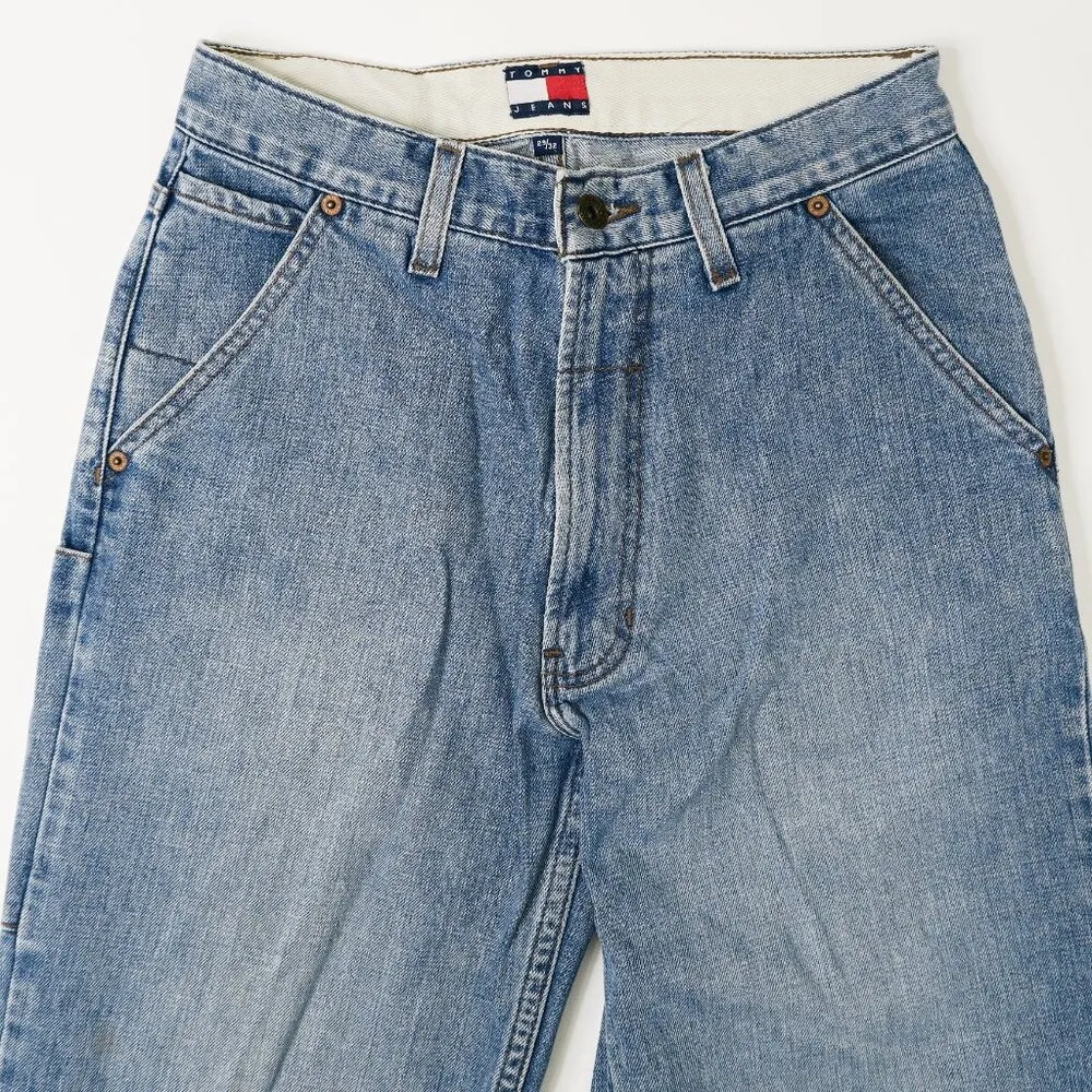 Vintage 90s Tommy Hilfiger Cargo Jeans - Image 3