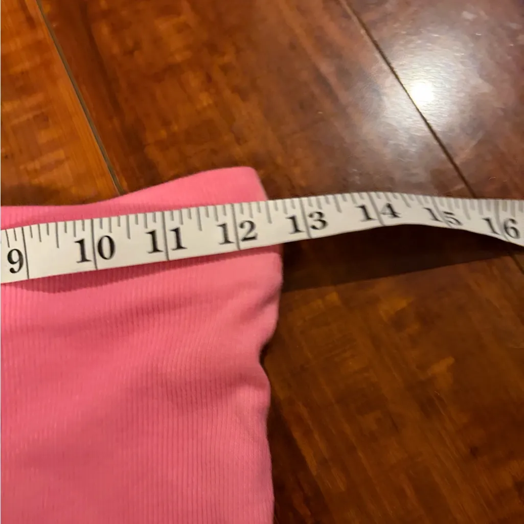 Cotton Citizen revolve Ribbed Sweater Knit Stretch Pull On Midi Skirt Pink Sz xs - Image 13