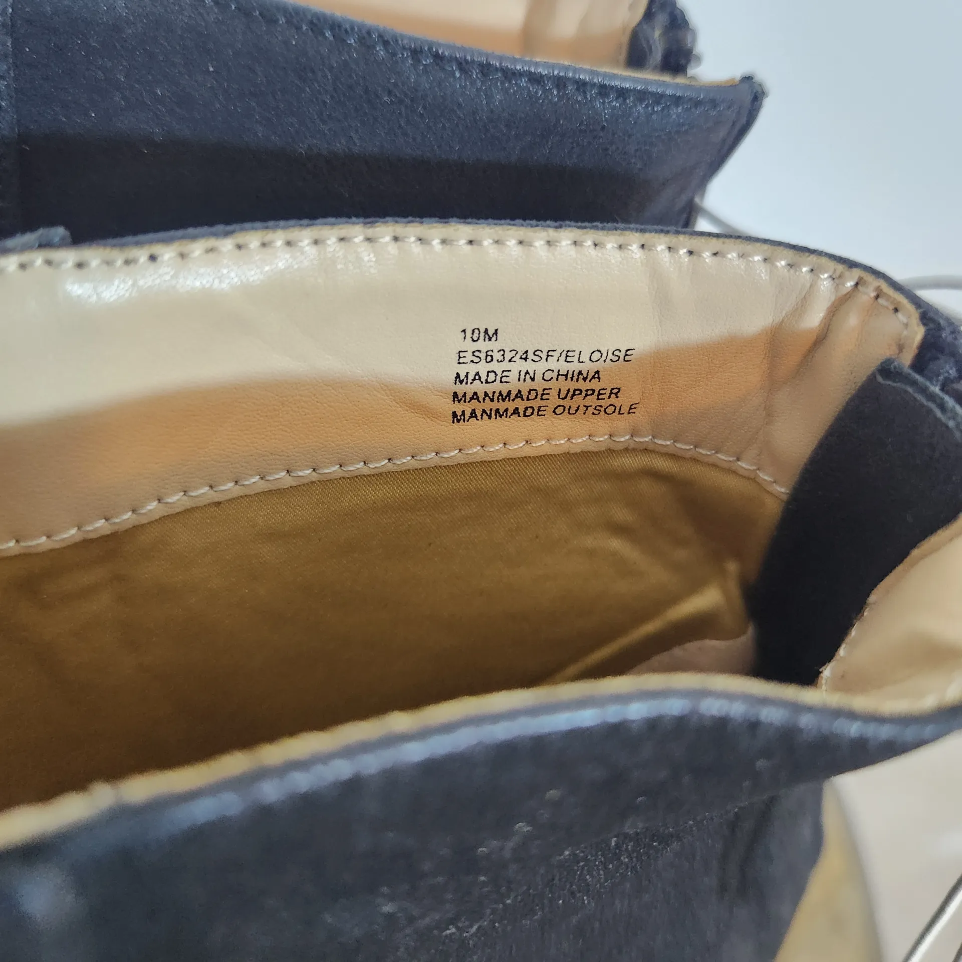 MIA Black Ankle Boots Size 10 MIA Black Faux Leather Heeled Boots - Image 7