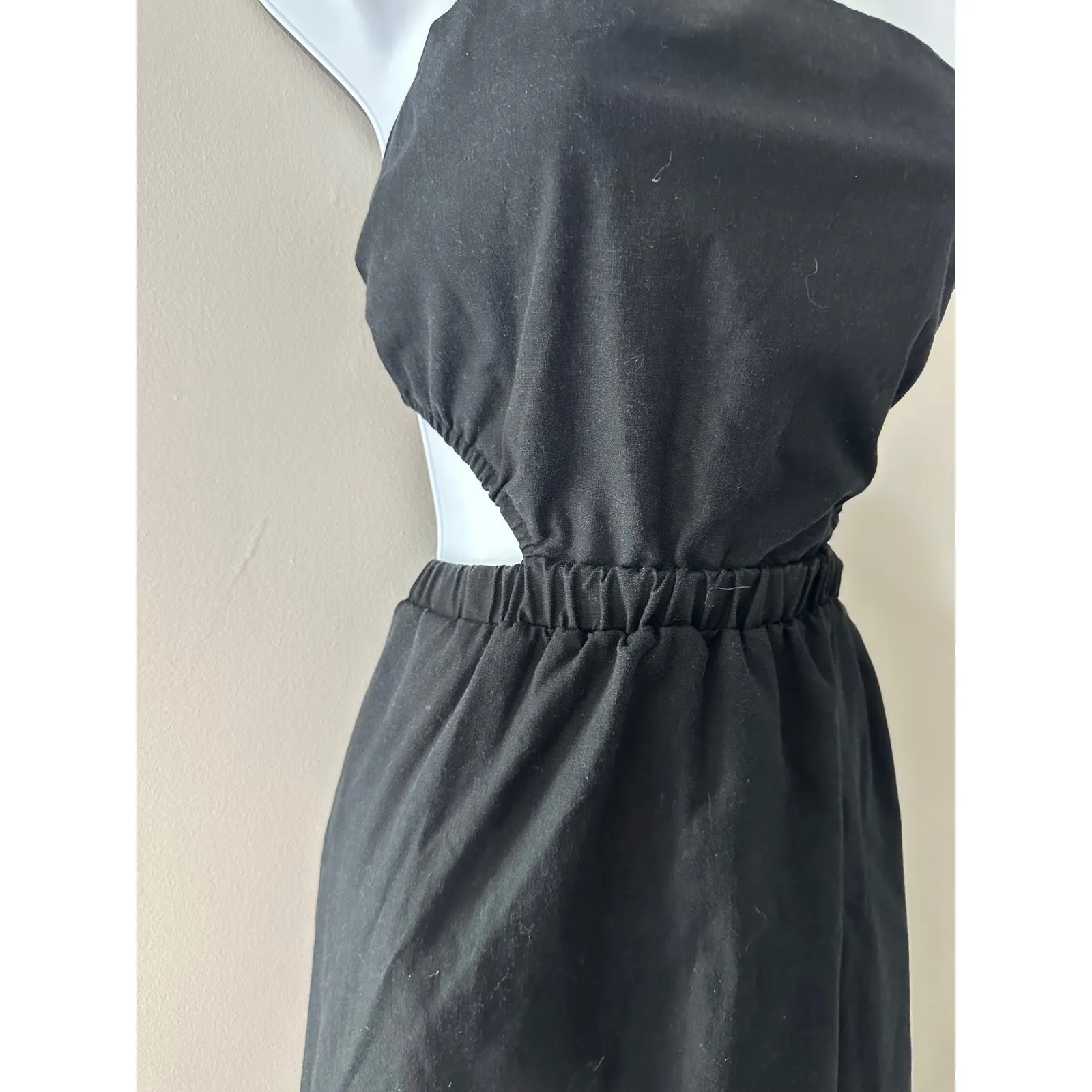 Petal & Pup Black Strapless Cutout Maxi Dress Size S - Image 2