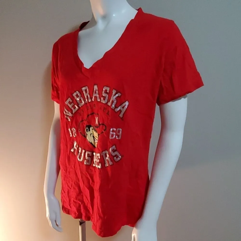Pro Edge Nebraska Huskers Red Tee Shirt (L) Red Size L - Image 2