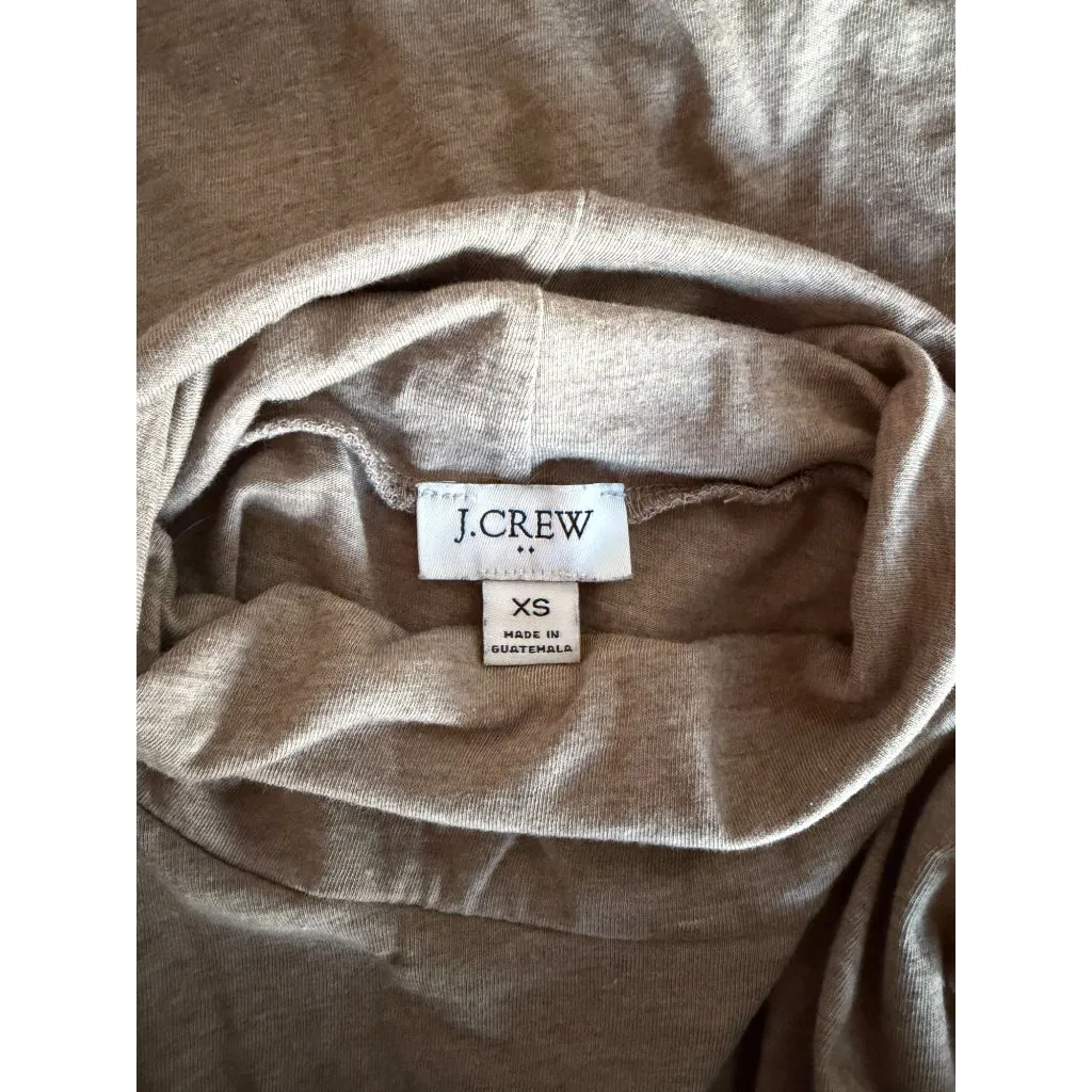 J. Crew Factory Light Brown Turtleneck Top - Image 5