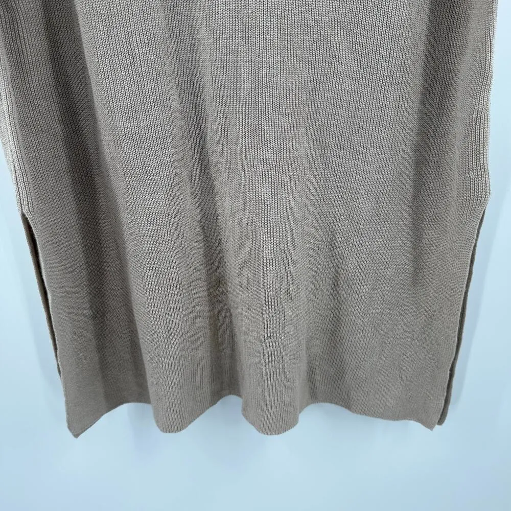 EILEEN FISHER Sweater Tank SZ Small Funnel Neck NWOT Organic Linen Cotton Tunic - Image 13