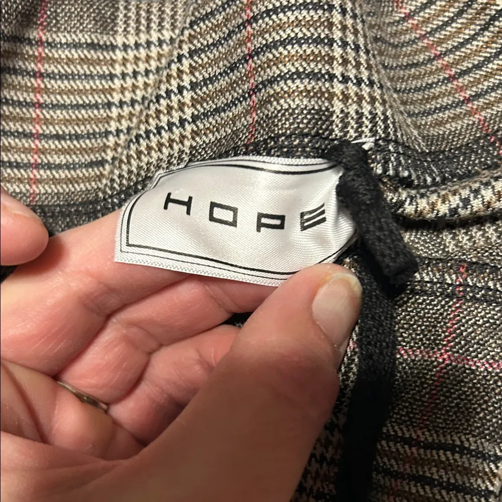 Hope~ Plaid Wide-Leg Pants - Image 4