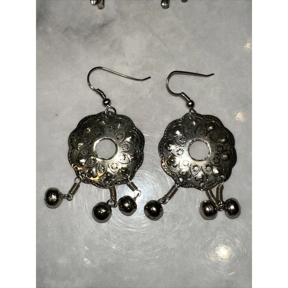 3 NEW Pair Silver Earrings Dangle Turtle Alpaca Llama Western Southwestern Boho - Image 4