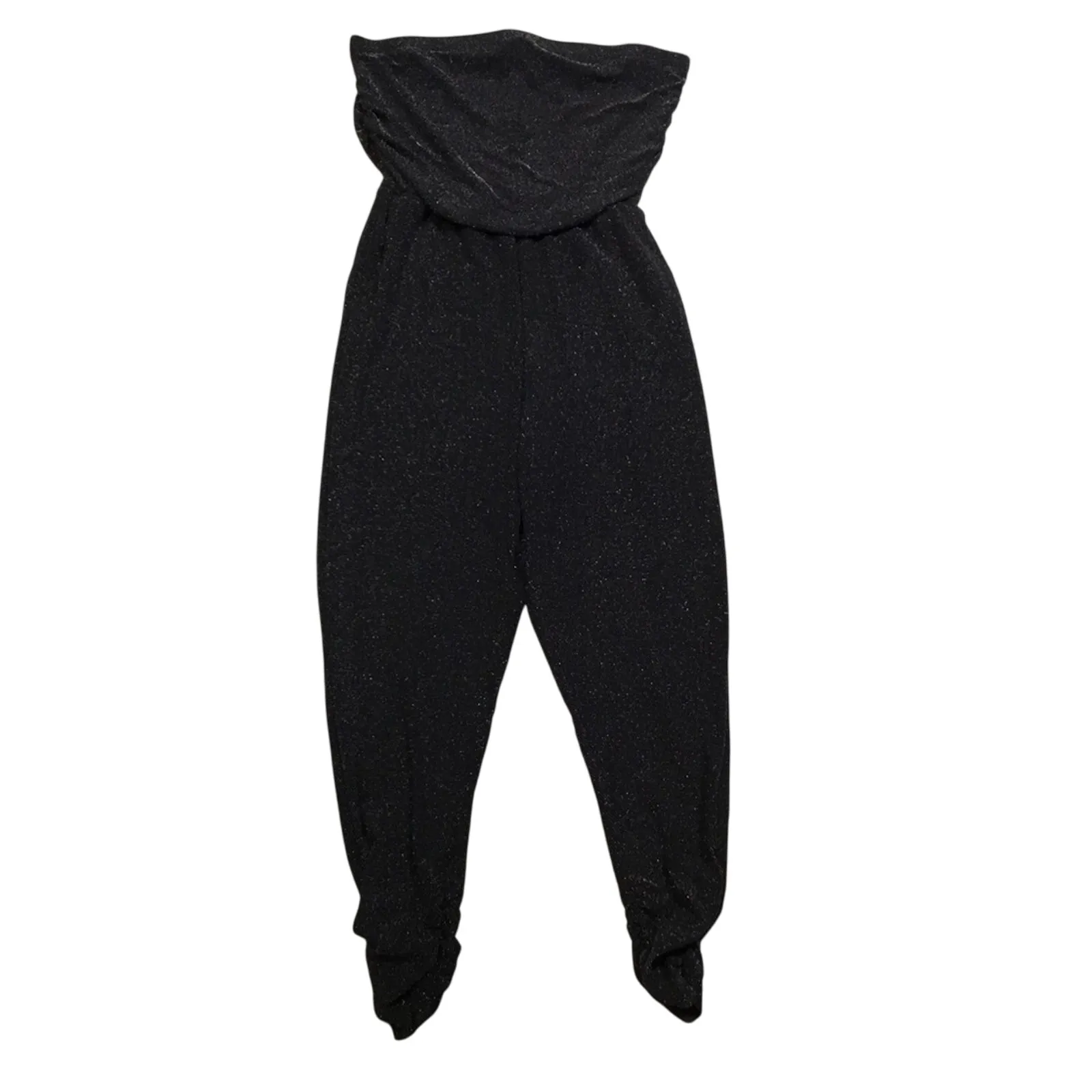 Almost Famous Strapless Metallic Jumpsuit - Image 6