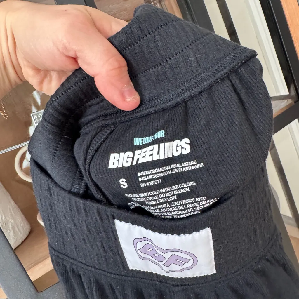 Alice + Olivia big feelings boxer shorts patch logo ribbed Laila Pajamas modal - Image 7