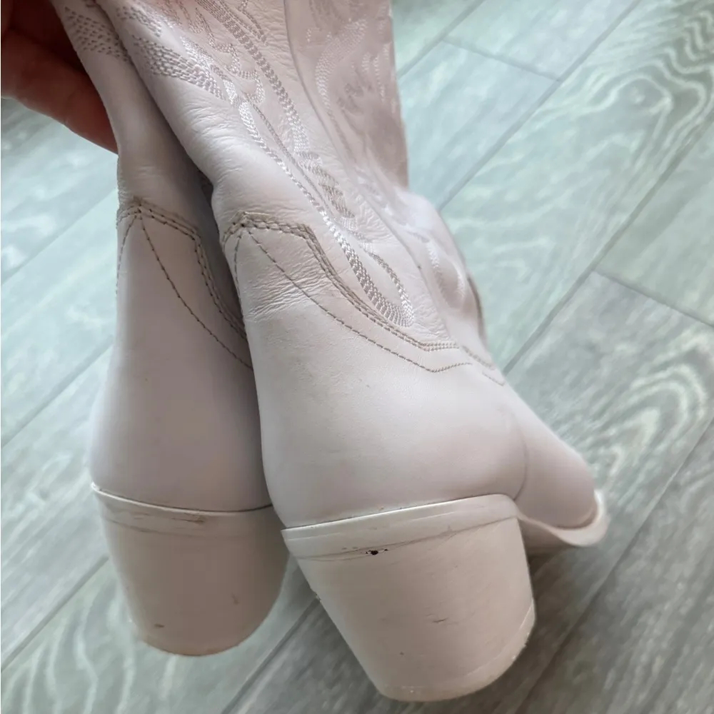 JEFFREY CAMPBELL Dagget White Cowgirl Boots 9 - Image 12