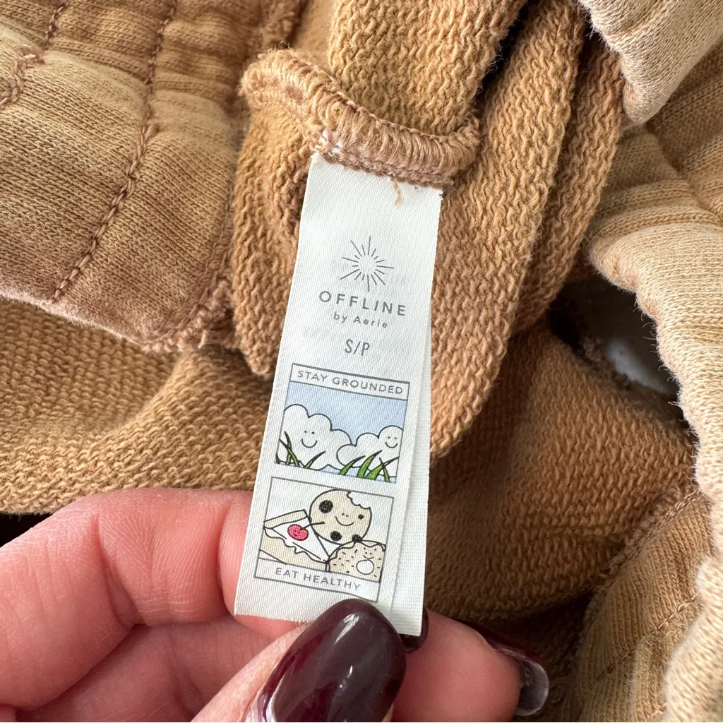 Aerie Offline Distressed Lounge Short Small - Image 7