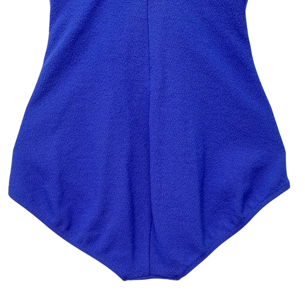 Vintage Esther Williams Blue One Piece Swimsuit Size 12 Retro Pin Up Made in USA - Image 6