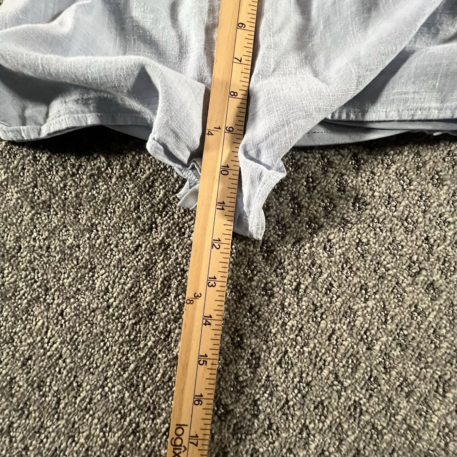 Altar'd State FR239L Romper‎ Small Light Blue Spaghetti Strap Zip Lined Cotton - Image 8