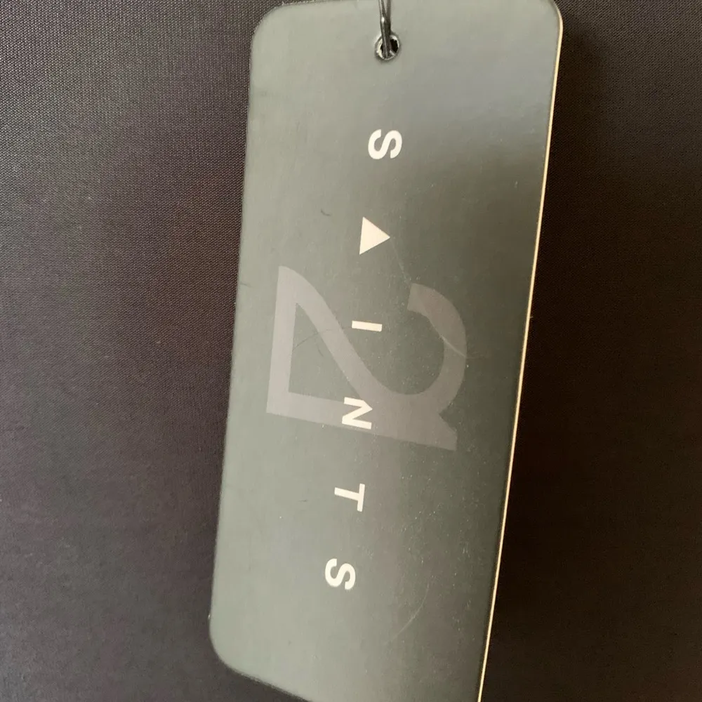 Saints 21 Front Knot Jersey Knit Top Size Medium Black - Image 4