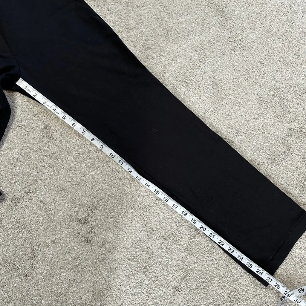 Betabrand Women’s Classic Dress Pant Yoga Pants Straight Leg Stretch in Black MP - Image 15