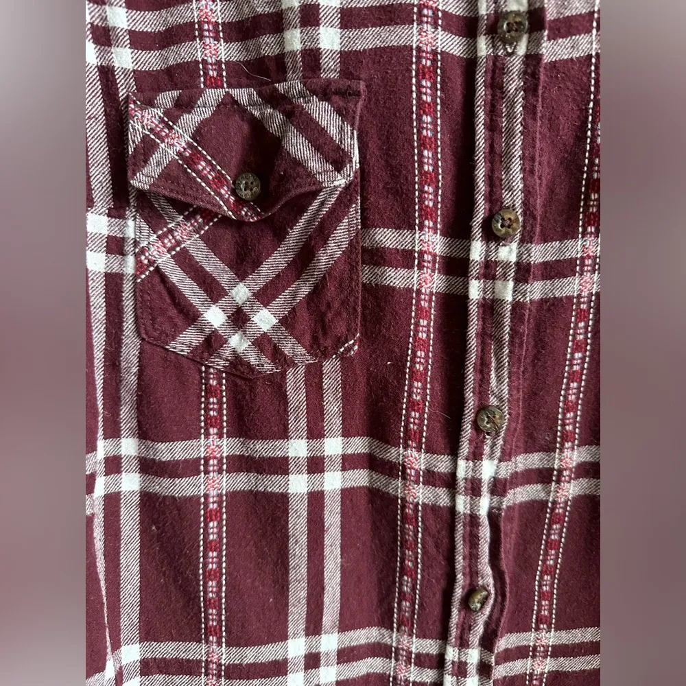 Garage Shirt woven cotton long sleeve size medium - Image 4