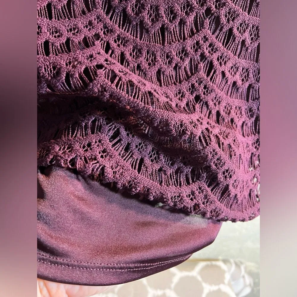 Charter Club Petite M, top- beautiful! Color is Merlot, wine- elegant, NWOT - Image 4