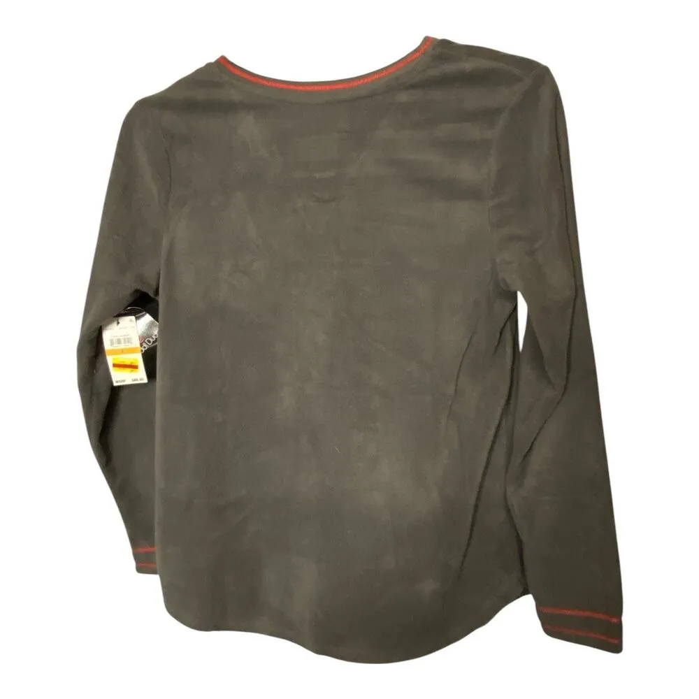 Cuddl Duds Women's S Dog Print Christmas Pajama Set Gray Plaid Cozy Gift New - Image 3