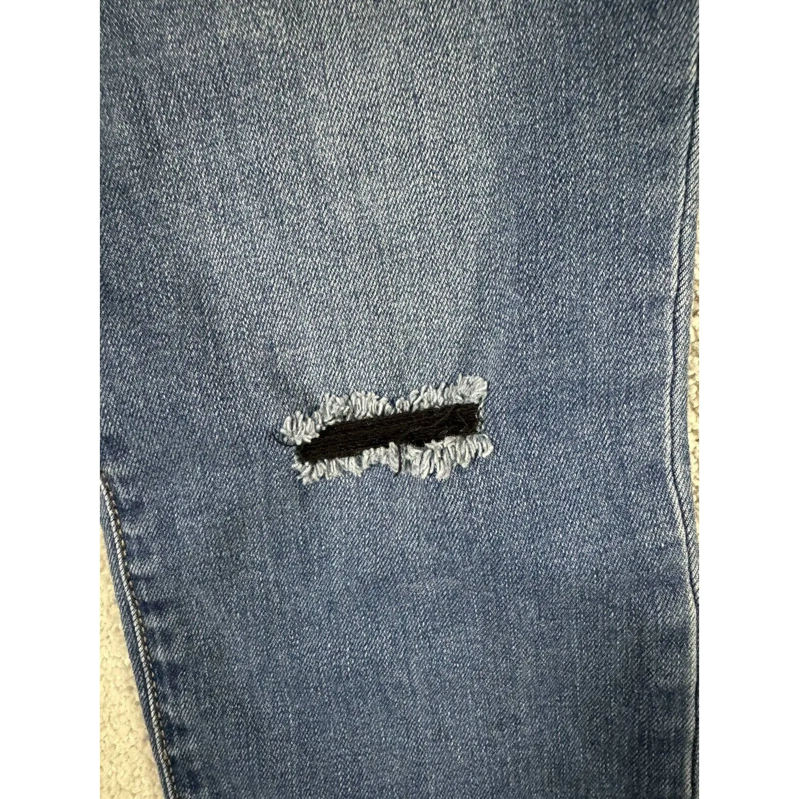 Kut from‎ the Kloth Medium Wash Mid Rise Knee Hole Skinny Jeans Size 4 - Image 2