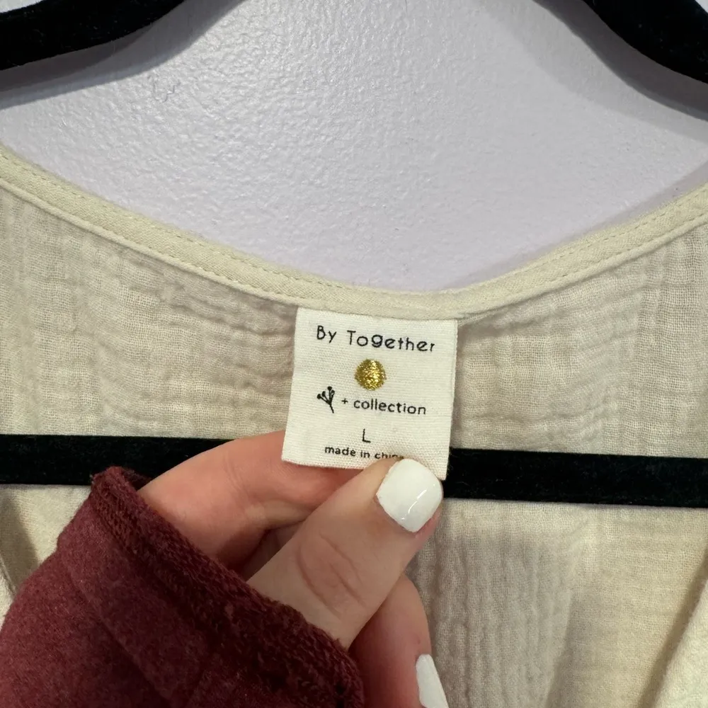 Cream‎ by together button down cotton dress - Image 2