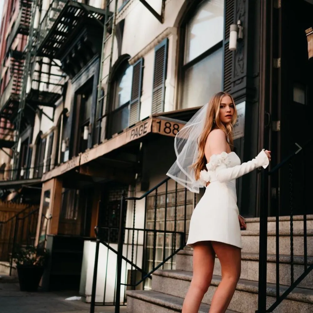 By Watters Mini Dress Never Worn With Tags White Size 2 - Image 5