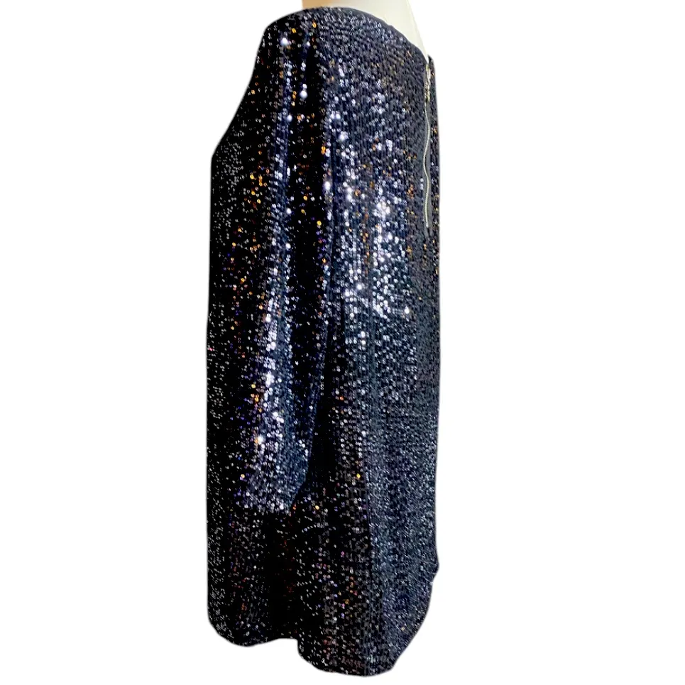 TORY BURCH Midnight Blue Monique Sequin Tunic Top Mini Dress!
14 - Image 3