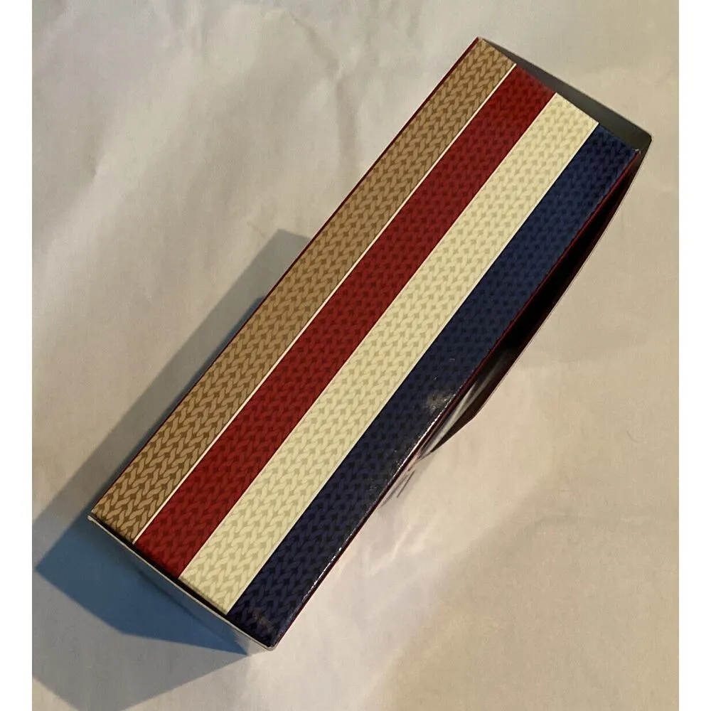 Avon Fringed Scarf Off White VTG 1983 Colorful Coordinates NEW Grannycore Cabin - Image 4