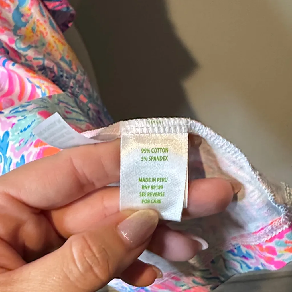 Lilly Pulitzer Colorful Floral Top - Image 3
