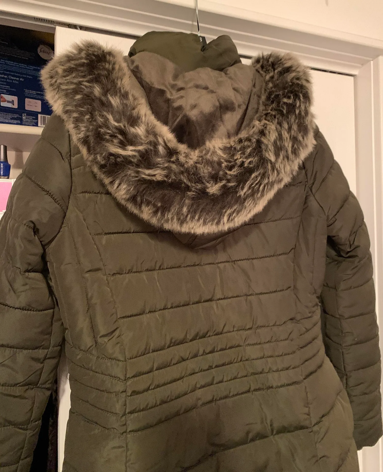 Marshalls Olive Green Winter Coat  - Image 5