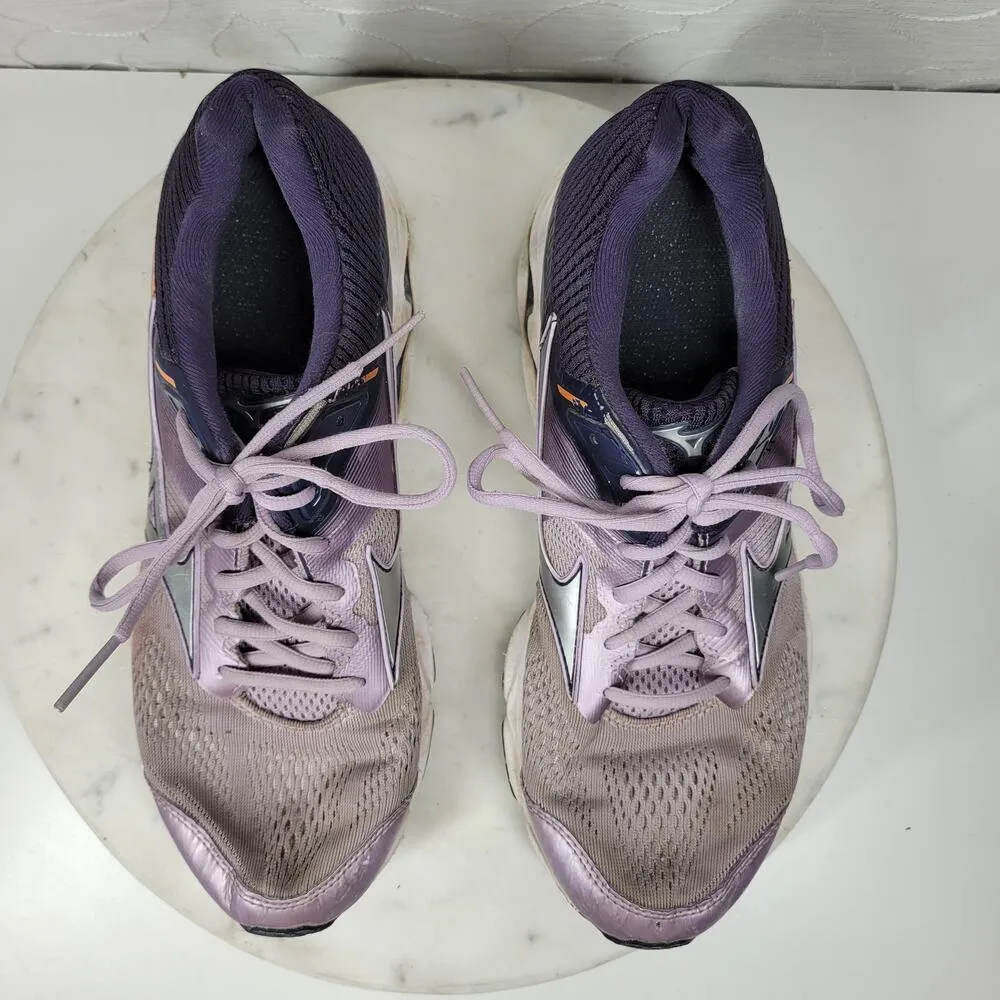 Mizuno Wave Inspire 15  Running Shoes Womens 10 Lavender Mesh Upper Athletic - Image 5