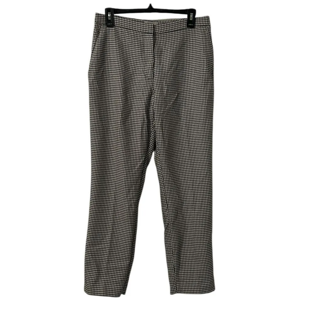 H&M Black and White Ankle Length Dress Pants(Size 6) - Image 4